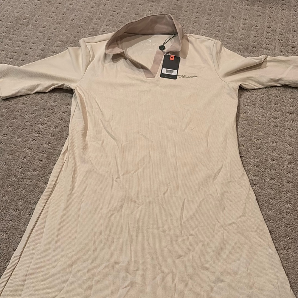 Macade tan mini dress NWT
